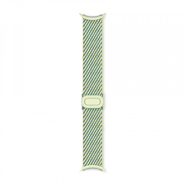 Google Pixel Watch 3 (45mm), Woven Band, Lemongrass