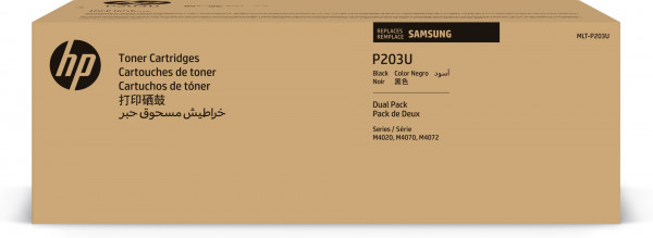 HP Samsung Toner MLT-P203U 2er-Pack Schwarz