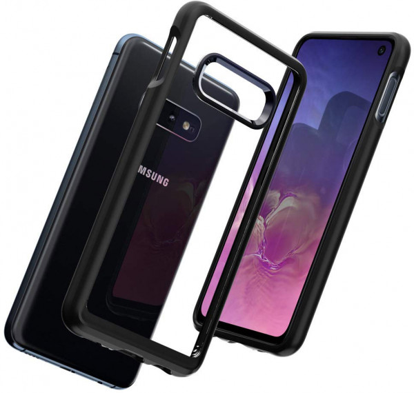 felixx Hybrid Case schwarz/transparent für Samsung Galaxy S10e