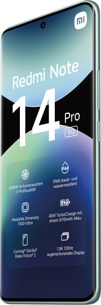 Xiaomi Redmi Note 14 Pro 256GB grün Telekom