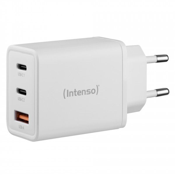 Intenso Power Adapter 65W, USB-A u. 2x USB-C