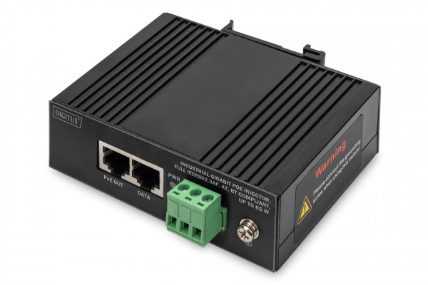 DIGITUS Industrial Gigabit PoE Injector, full IEEE802.3af