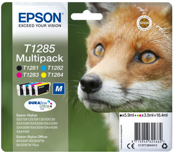 Epson Tintenpatronen Multipack T128 (4 Farben)