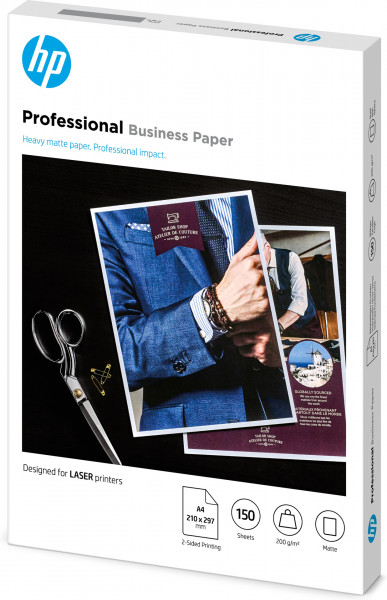 HP professionelles Business Laser-Papier – A4, matt, 200 g/m²