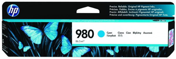 HP Tintenpatrone Nr. 980 Cyan (ca. 6.600 Seiten)