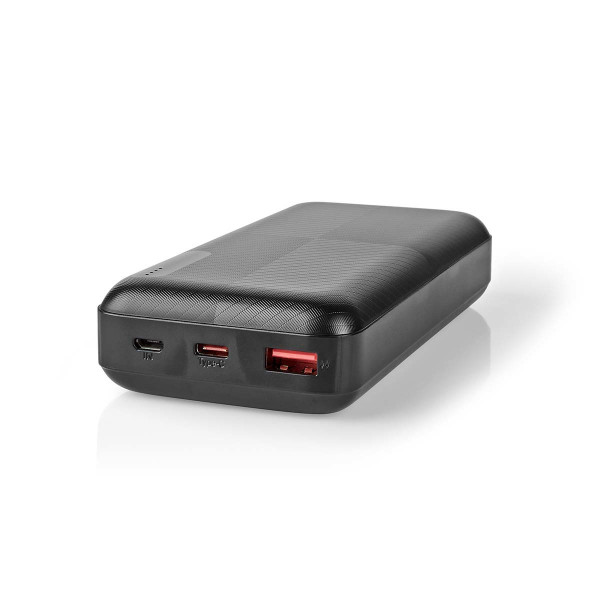 NEDIS Powerbank 20000mAh, schwarz