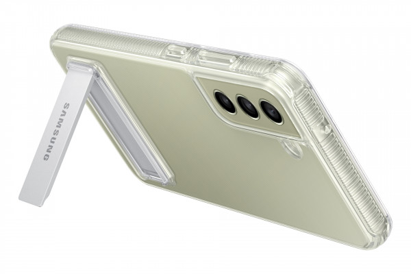 Samsung Clear Standing Cover für Galaxy S21 FE, Transparent