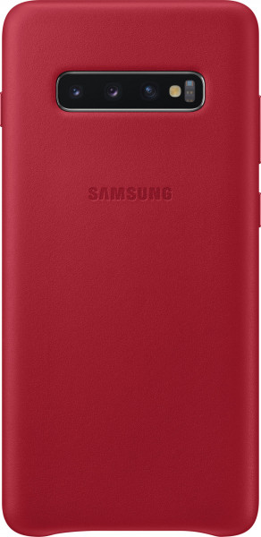 Samsung Galaxy S10+ - Leather Cover EF-VG975, Red