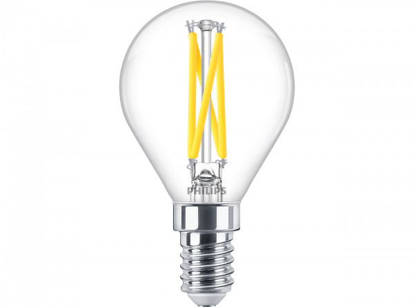 Philips LED classic WarmGlow Tropfenlampe 25W E14 Klar dimmbar