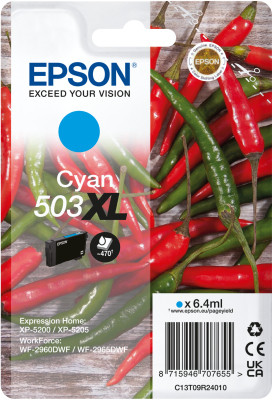 Epson Tintenpatrone 503XL Cyan (6,4ml)