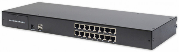 DIGITUS Modularer CAT 5 KVM-Switch, 16-Port