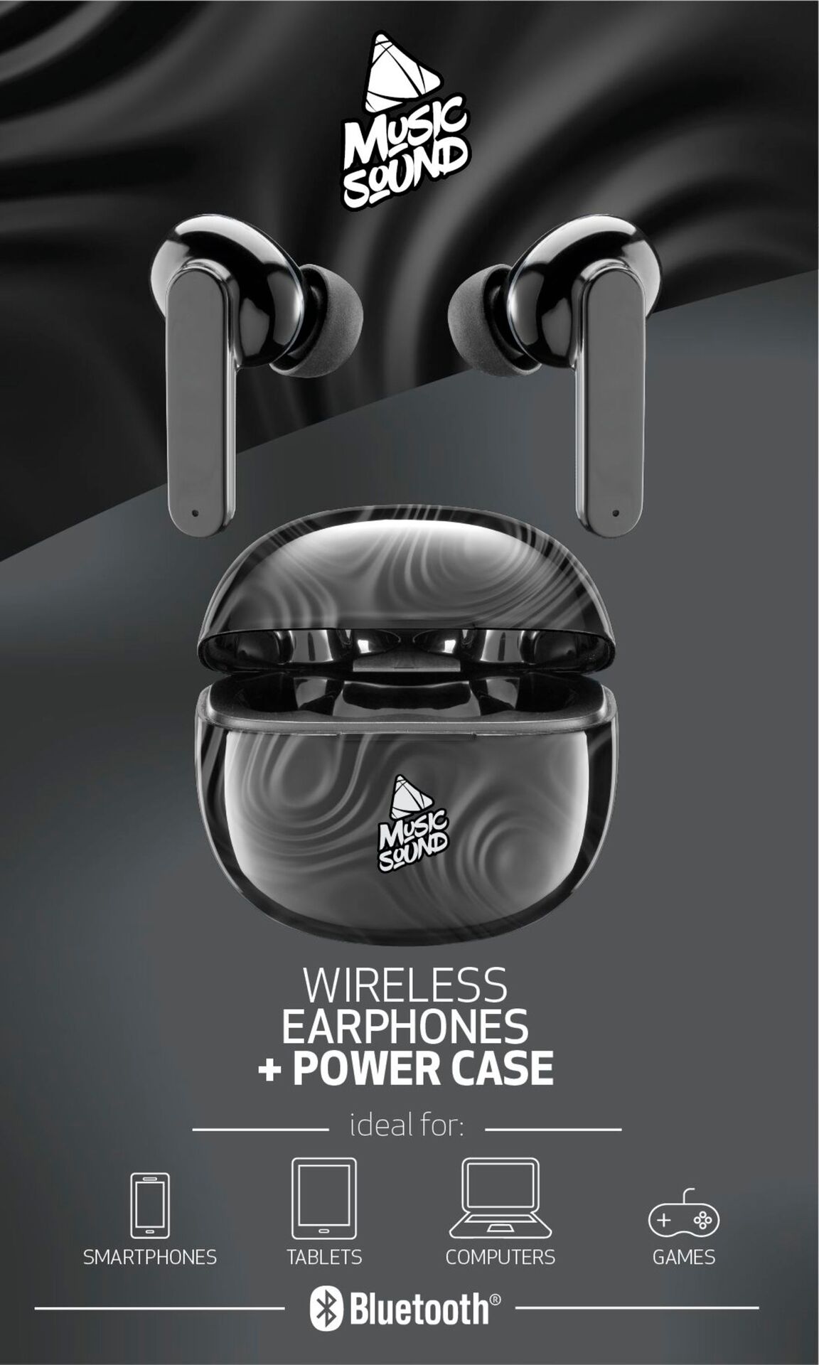 wireless Kopfhörer schwarz aetka Ear Cellularline Fantasy MS TWS Shop | In