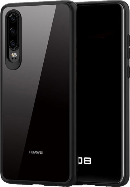 felixx Hybrid Case schwarz/transparent für Huawei P30