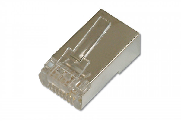 DIGITUS Modularstecker für Rundkabel, geschirmt, 100 Stk.