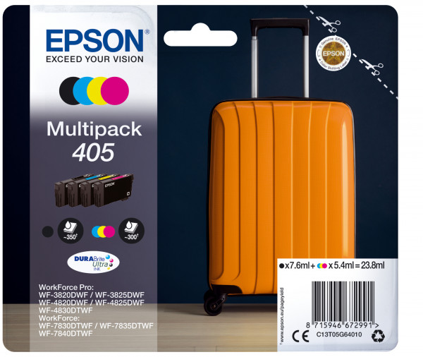 Epson Tintenpatronen Multipack 405 (4 Farben)