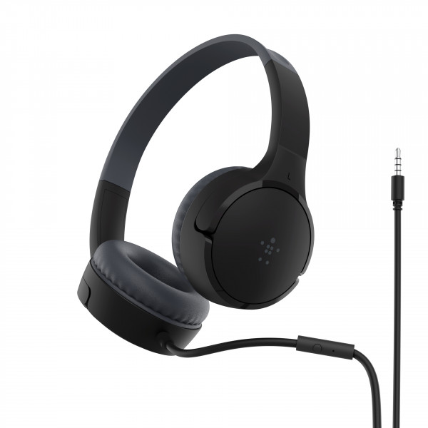 Belkin SOUNDFORM™ Mini kabelgebundene On-Ear Kopfhörer schwarz