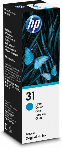 HP 31 Cyan Original Tintenflasche, 70 ml