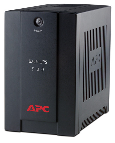 APC Back-UPS 500VA, AVR, IEC outlets, EU Medium