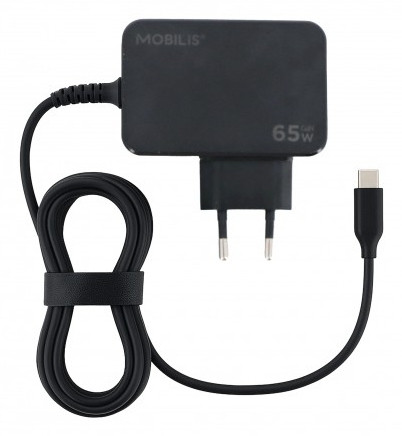 Mobilis Energia Charger-65W USB-C Lapt. Charger w. Int. 1,8m C