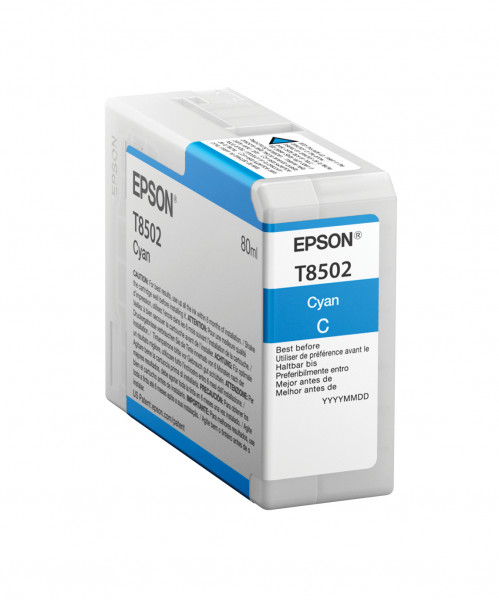 Epson Tintenpatrone T8502 Cyan (80ml)