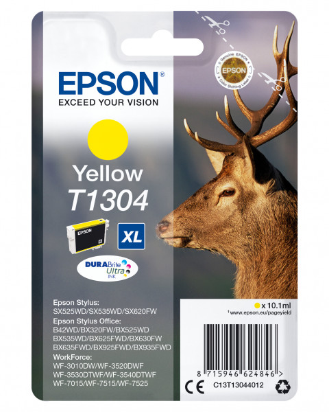 Epson Tintenpatrone T130 Gelb (10,1ml)