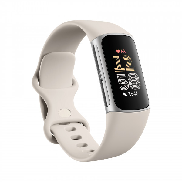 Charge 6, Porcelain Band / Silver Aluminium Case