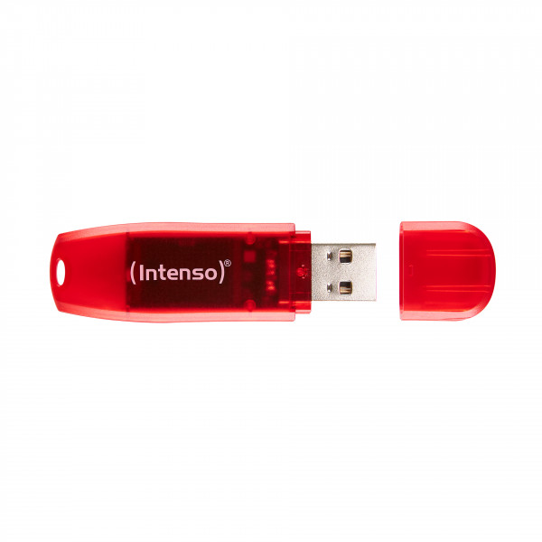 Intenso Speicherstick USB 2.0 Rainbow Line 128GB Rot