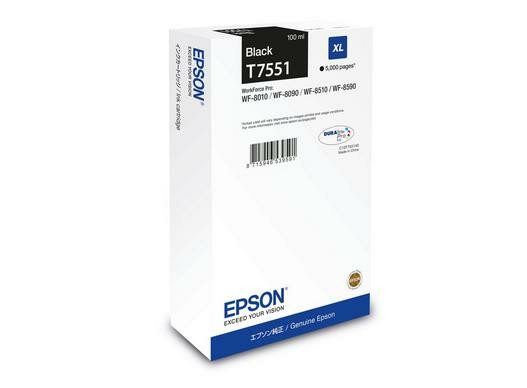 Epson Tintenpatrone WF-8XXX Schwarz (100ml)