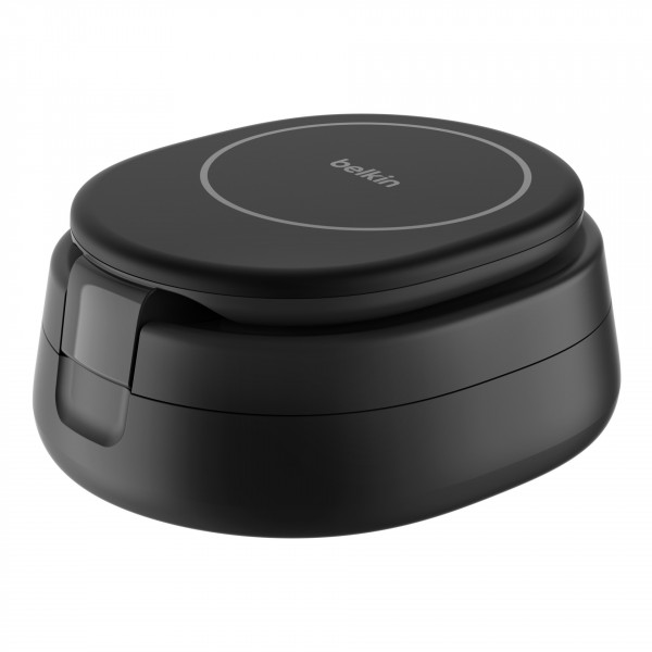 Belkin Klappbare Magnetische 3-in-1-Ladestation mit Qi2, black
