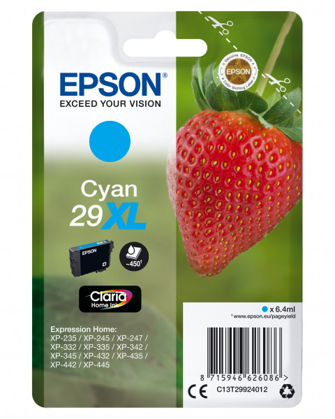 Epson Tintenpatrone 29XL Cyan (6,4ml)