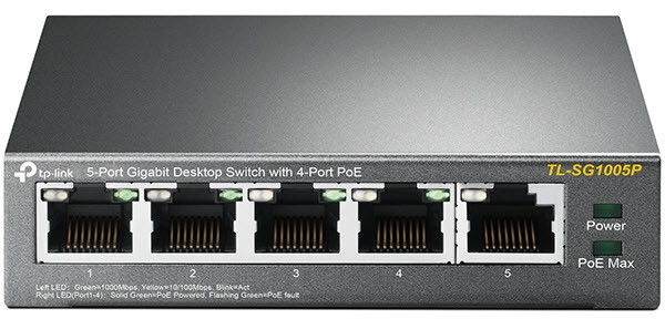 TP-Link TL-SG1005P 5-Port Gigabit Desktop Switch 4x PoE