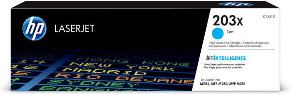 HP Toner 203X Cyan (ca. 2.500 Seiten)