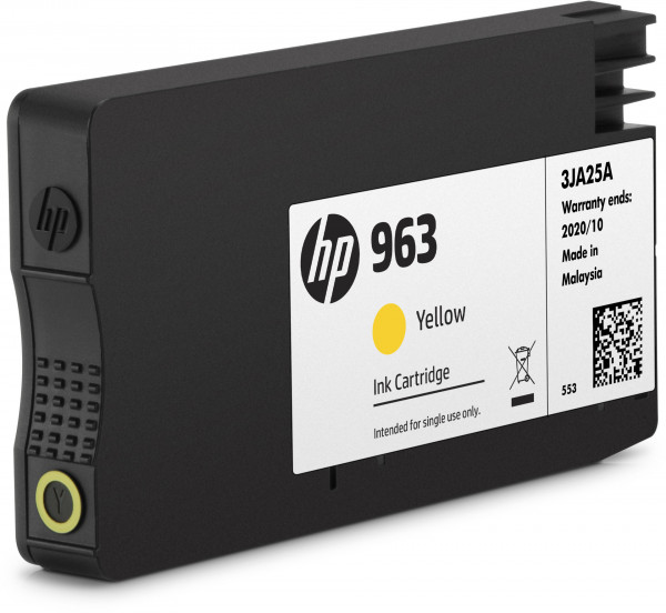 HP Tintenpatrone Nr. 963 3JA25AE Gelb (ca. 700 Seiten)