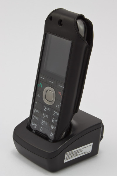 Ledertasche Panasonic KX-TCA285CE DECT/KX-UDT121CE Drehclip