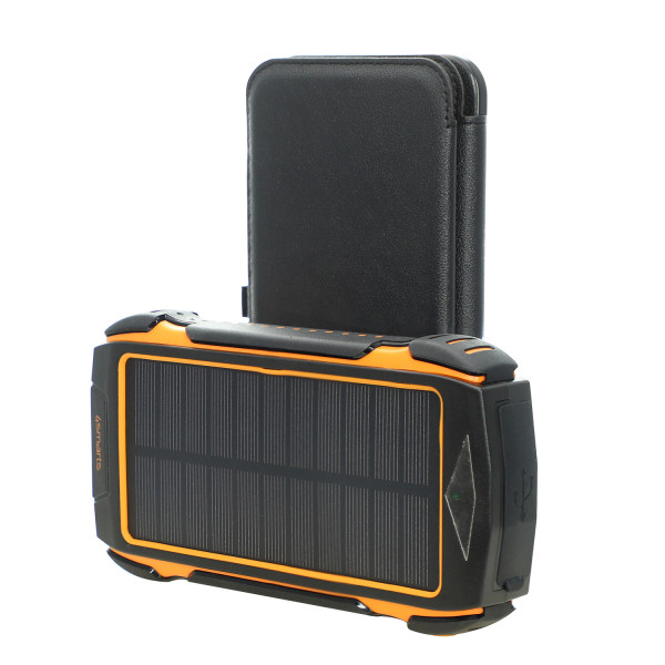 4smarts Solar Powerbank Rugged TitanPack Eco 20000mAh, schwarz