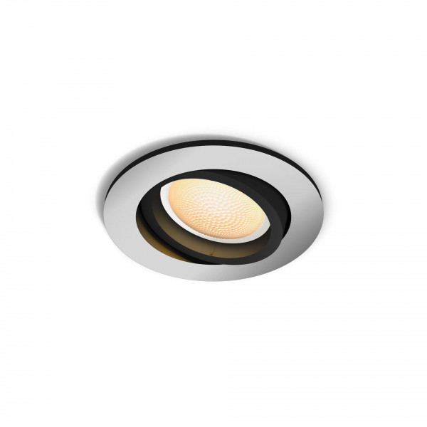 Philips Hue White Amb.Milliskin Einbausp rund alum.350lm Erw