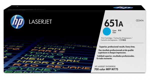 HP Toner CE341A cyan (ca. 16.000 Seiten)
