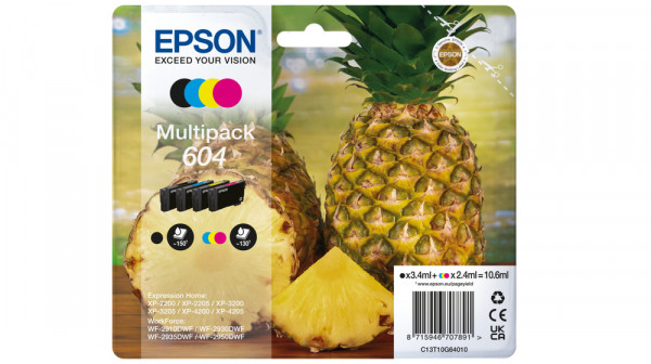 Epson Tintenpatronen Multipack 604 (4 Farben)