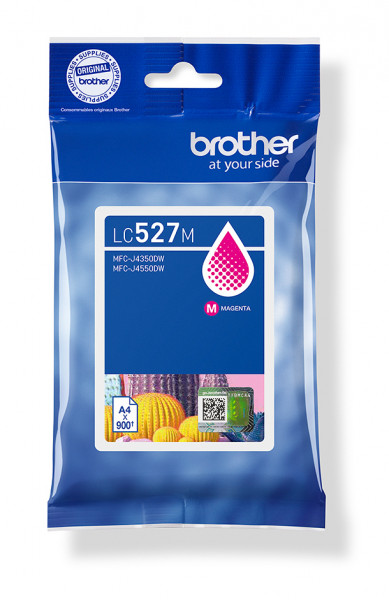 Brother Tintenpatrone LC-527M Magenta (ca. 900 Seiten)