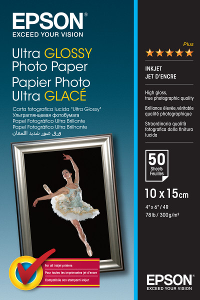 Epson Fotopapier Premium Seidenmatt C13S041943 (10x15cm-50 Bl)