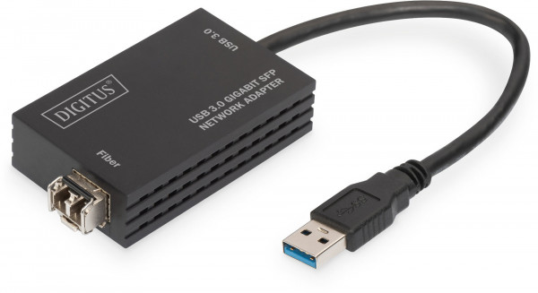 DIGITUS USB 3.0 Gigabit SFP Netzwerkadapter (ohne SFP Modul)