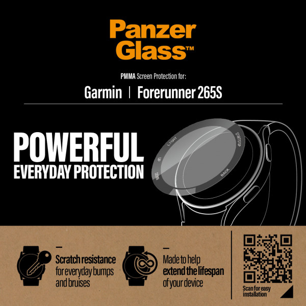 PanzerGlass Screen Protector Garmin Forerunner 265s