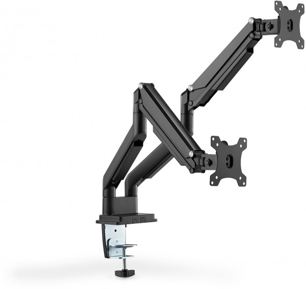 DIGITUS Univ. Dual Monitorhalter mit Gasdruckfeder 15-32"