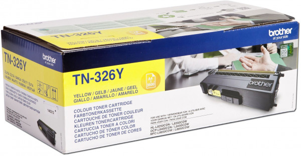 Brother Toner TN-326Y Gelb (ca. 3500 Seiten)