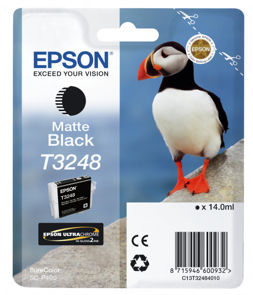 Epson Tintenpatrone T3248 matt Schwarz (14,0ml)