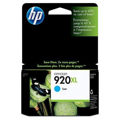 HP Tintenpatrone Nr. 920XL CD972AE Cyan (ca. 700 Seiten)