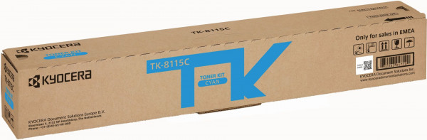 Kyocera Toner TK-8115C Cyan (ca. 6.000 Seiten)