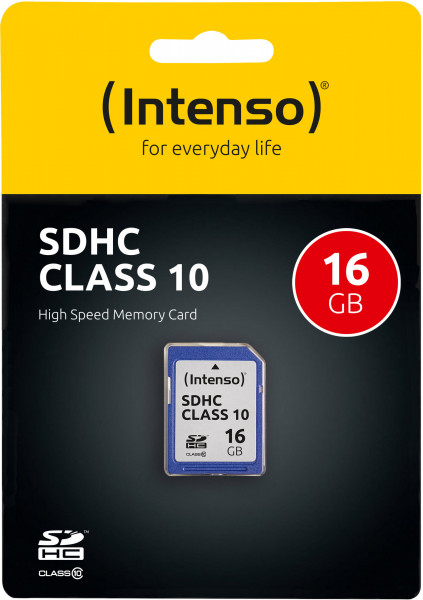 Intenso 16GB SDHC Class 10 Secure Digital Card