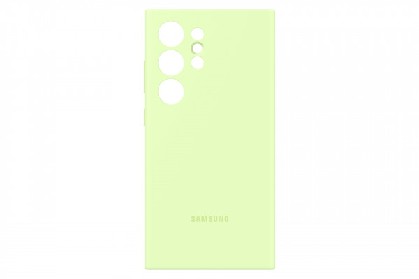 Samsung Silicone Case für Galaxy S24 Ultra, Lime