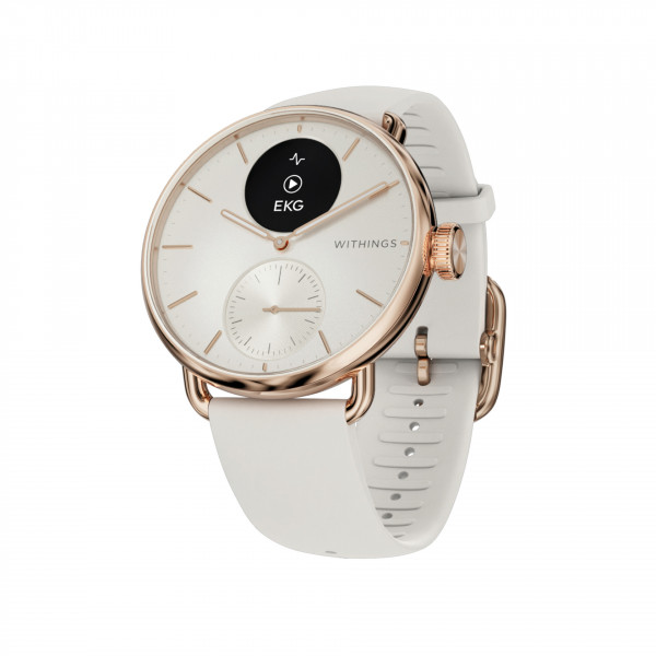 Withings ScanWatch 2, 38 mm Rose Gold White